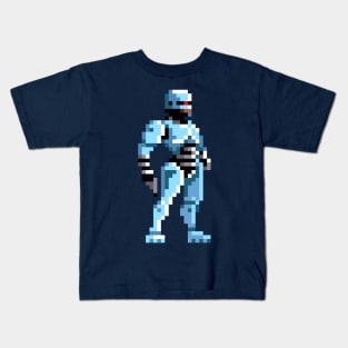 Robocop Pixel Art Kids T-Shirt